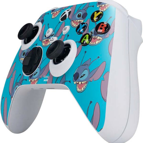 Disney Lilo and Stitch Face Expression Pattern Xbox Series S Controller Skin